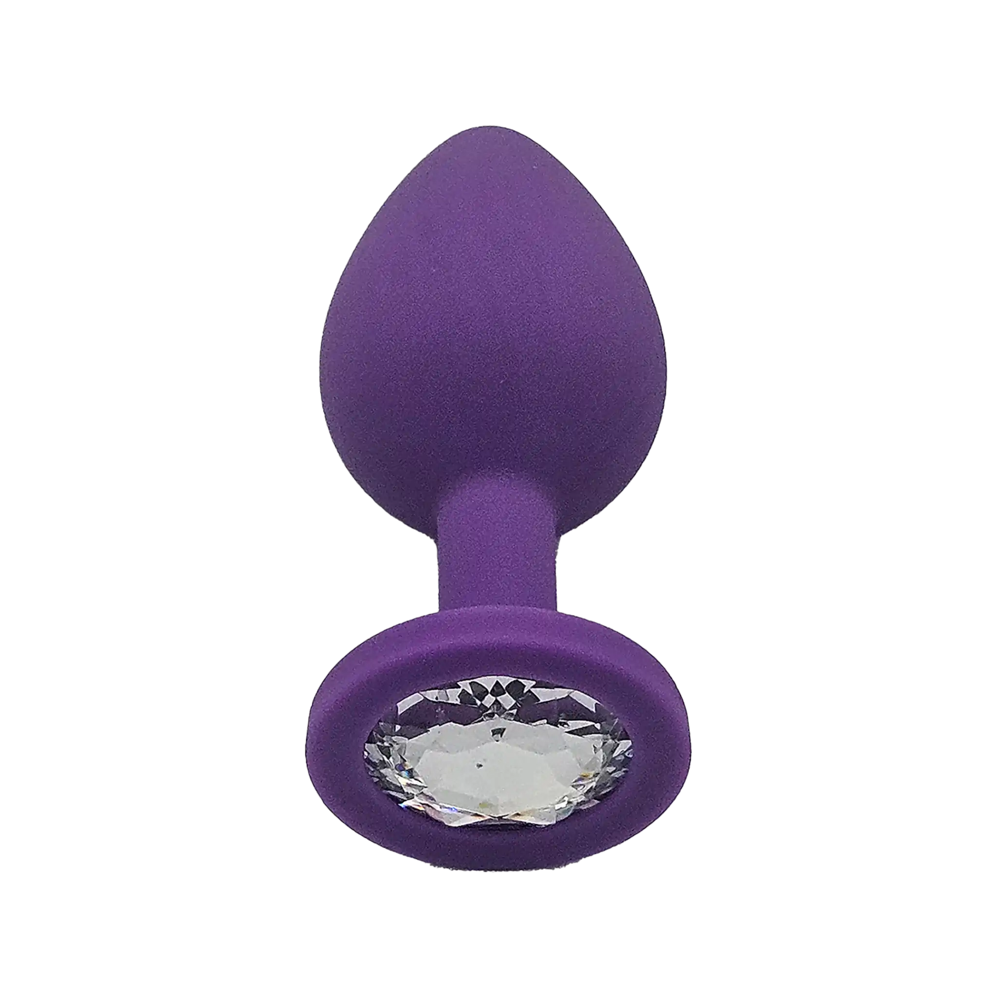 Butt Plug With Jewel Purple