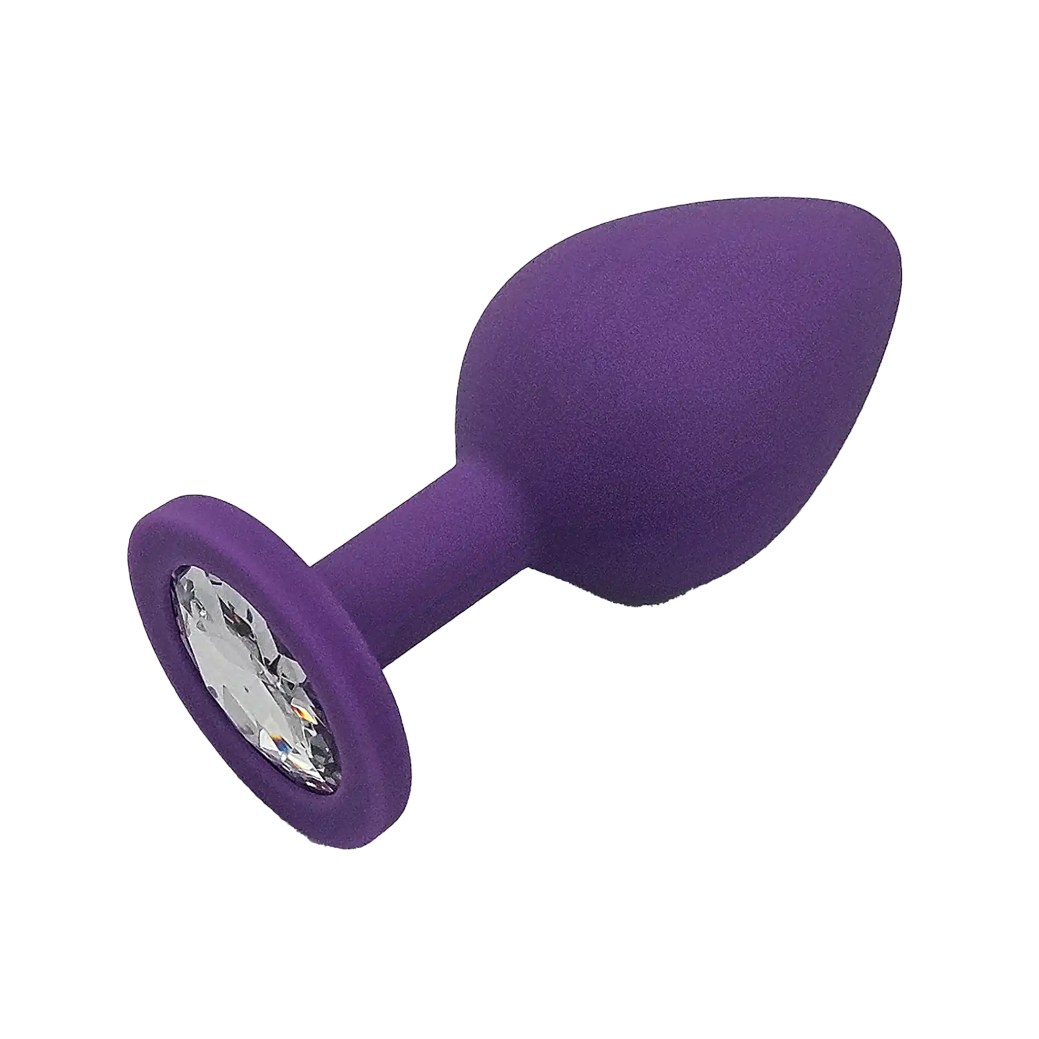 Butt Plug With Jewel Purple