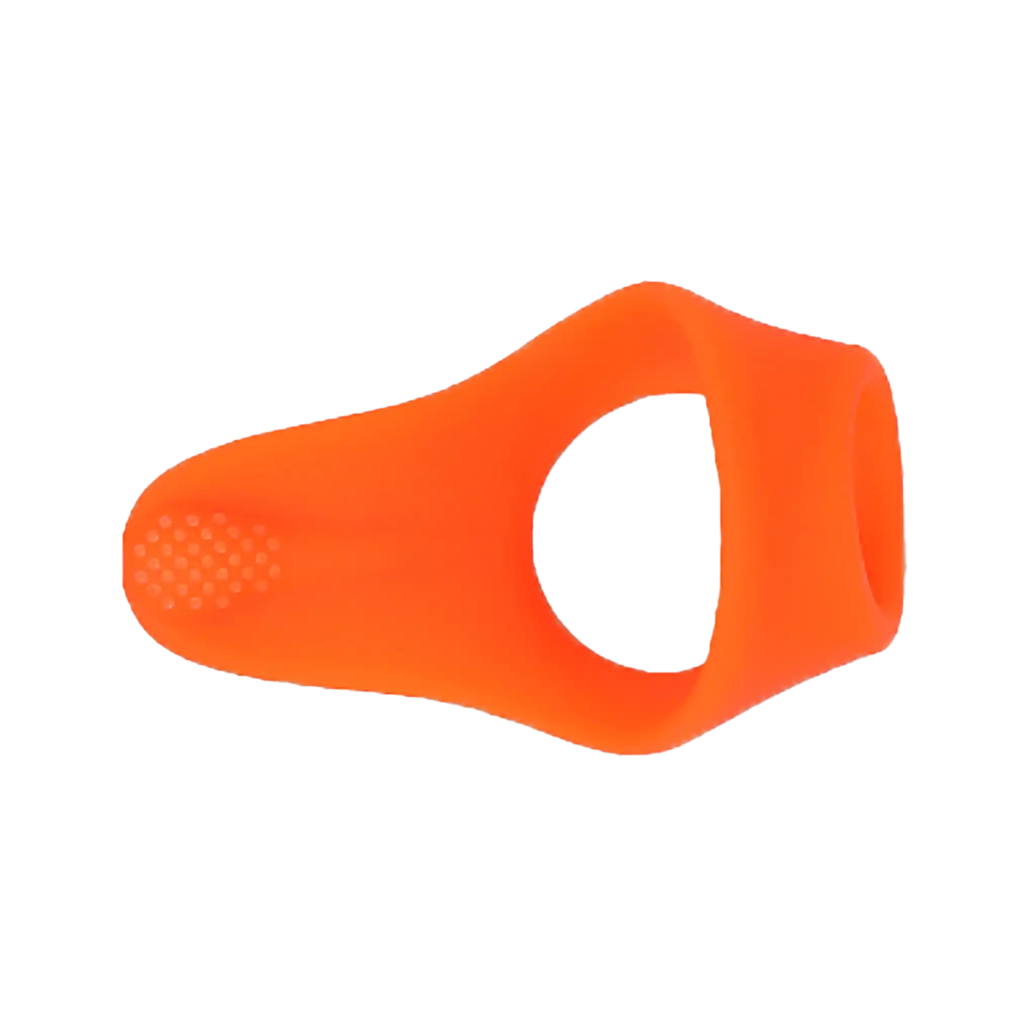 Fixed Cock Ring With Male G Spot Massager Orange