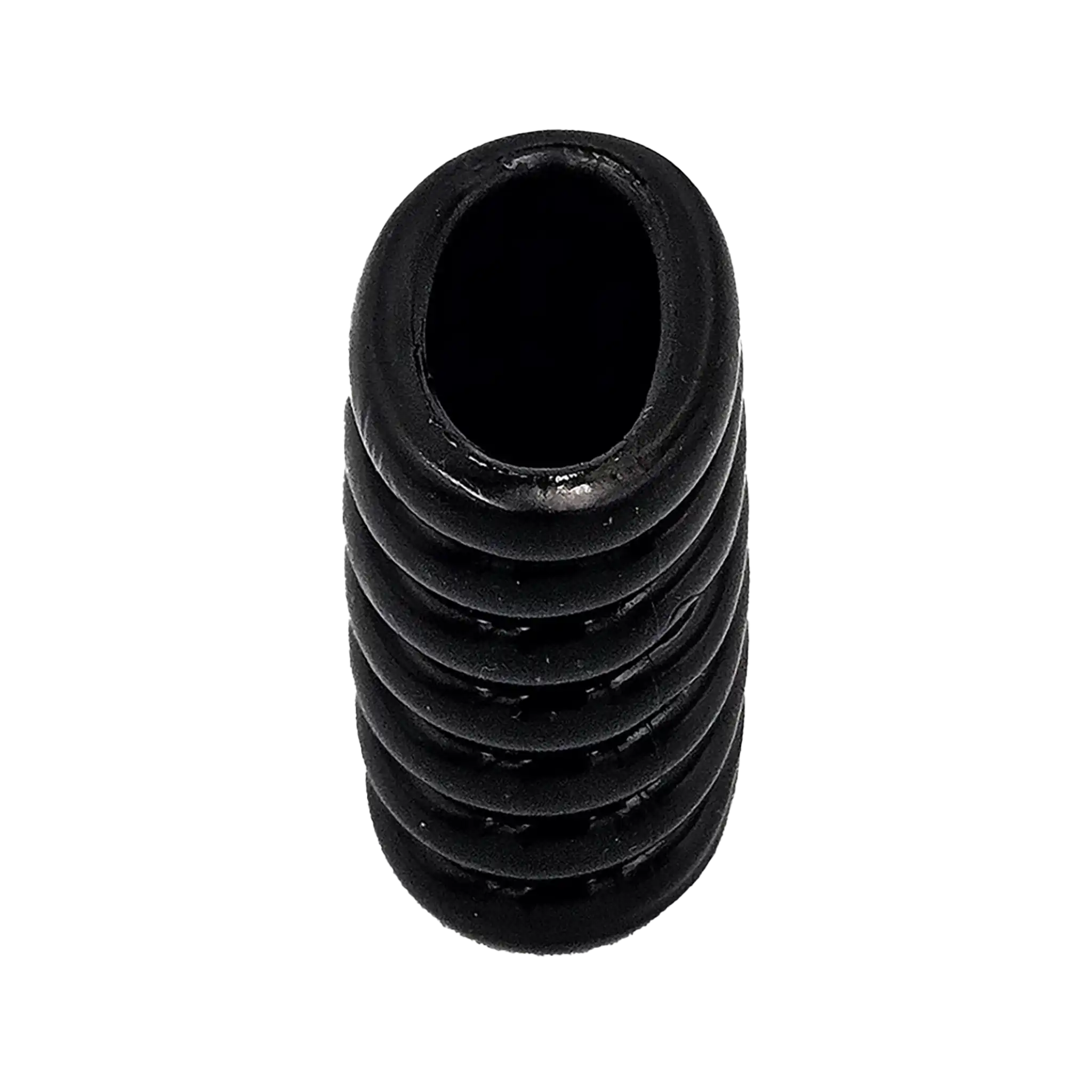 Long Silicone Cock Ring Black