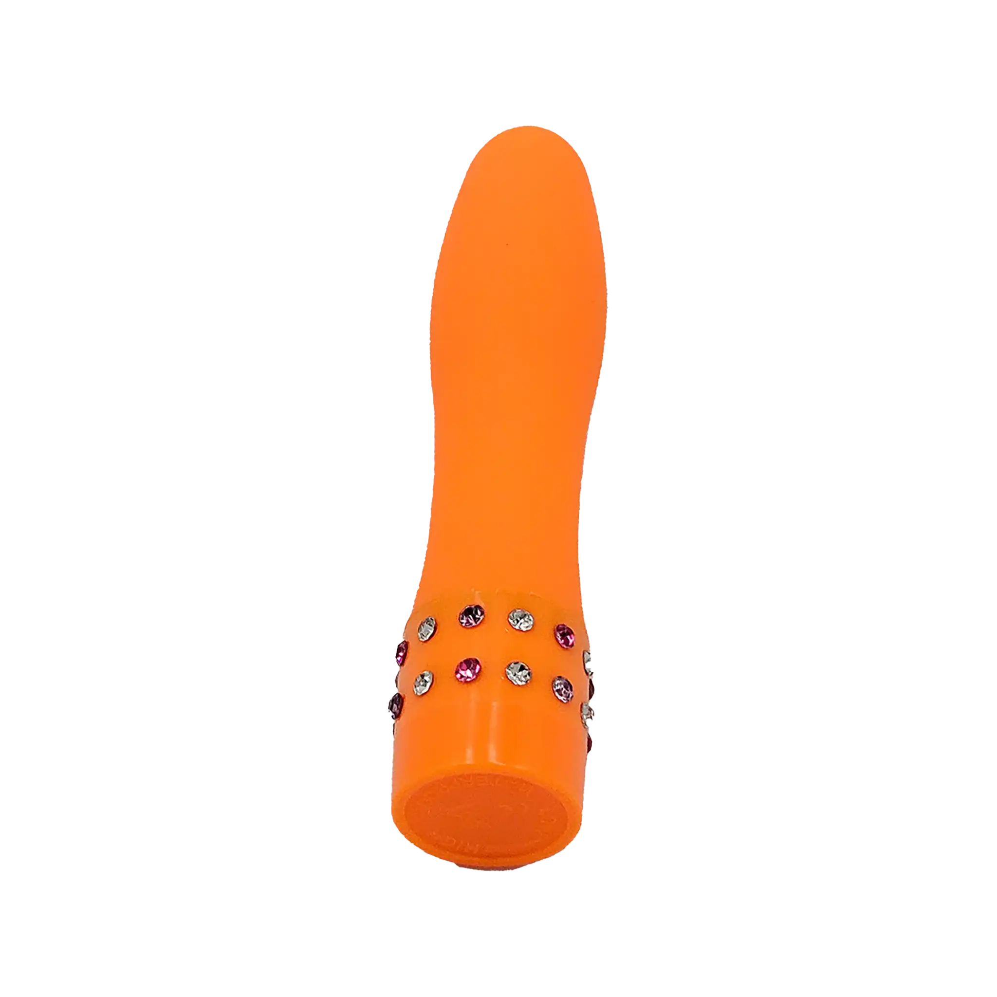 Adjustable Vibrator With Jewels Orange