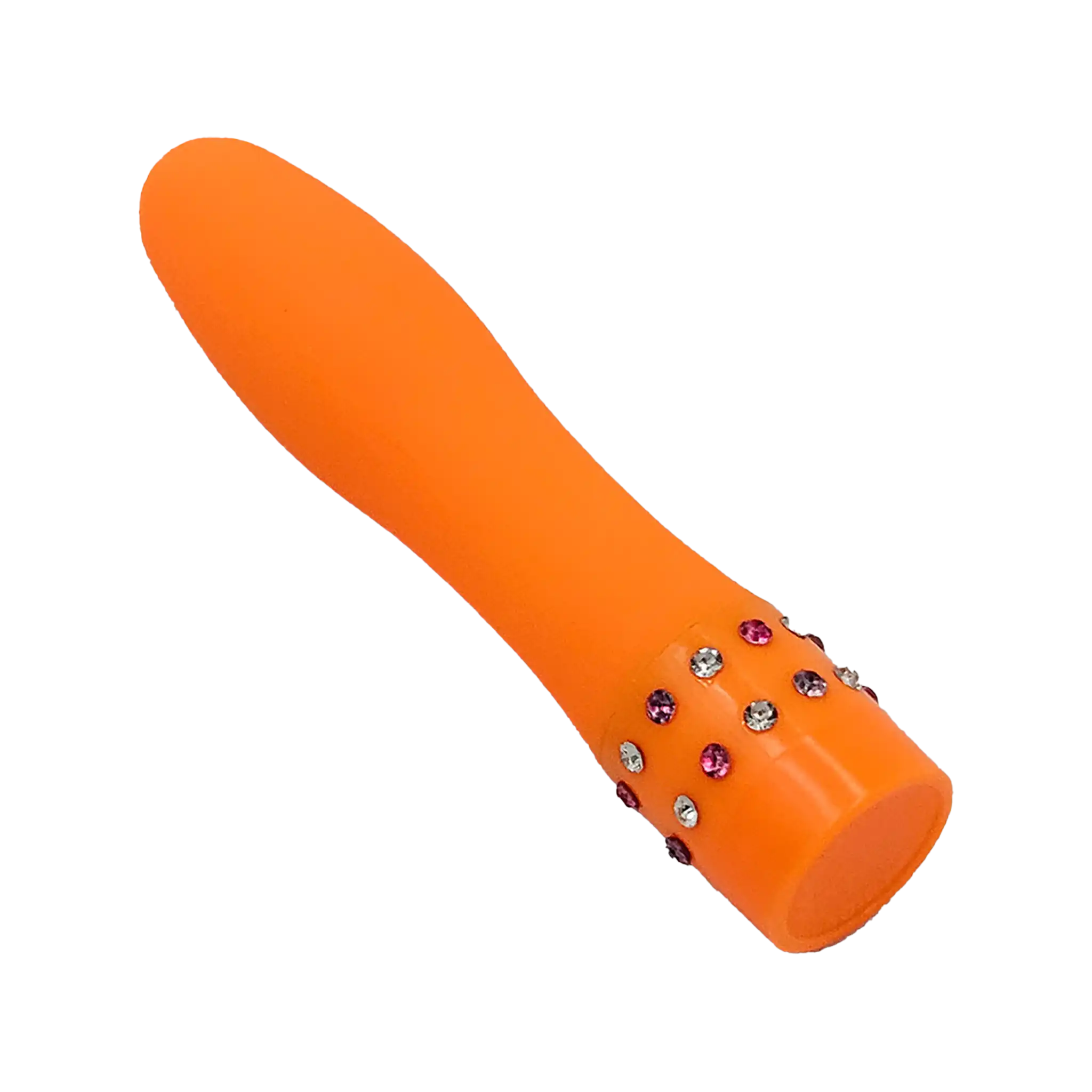Adjustable Vibrator With Jewels Orange