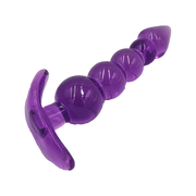 Anal Beads With Handle Purple