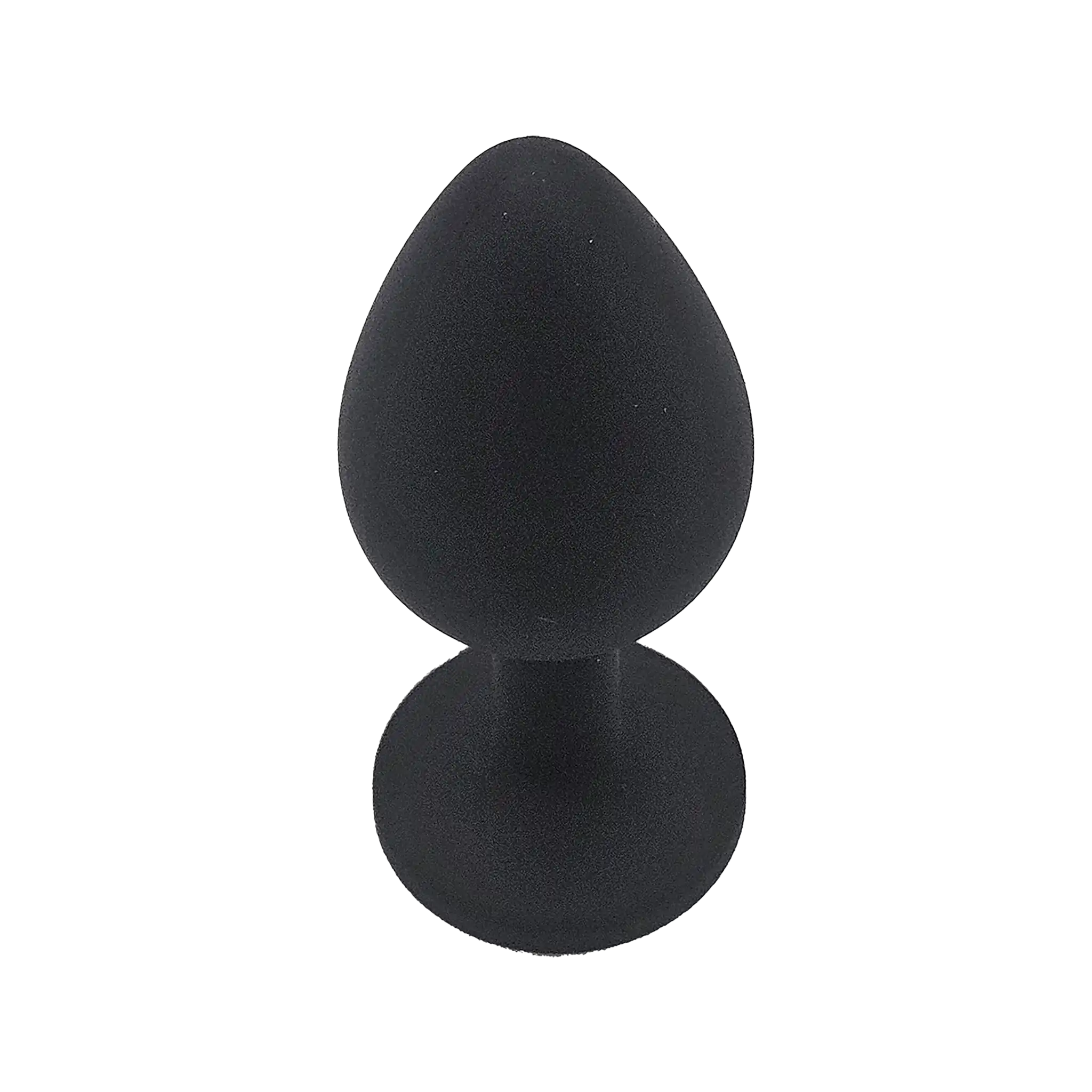 Butt Plug With Jewel Black
