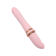 Thrusting Dildo & Clitoris Sucker Pink